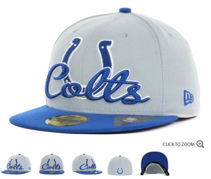 Indianapolis Colts New Era Script Down 59FIFTY Hat 60d11